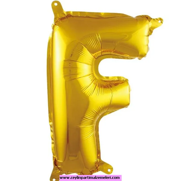 F Gold Folyo Balon